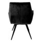 4 Chaises tournante Id. Percy noir – Image 4