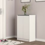 Meuble chaussures DEC. Blanc MH7125 - 2 Portes