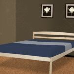 Lit avec matelas  Pol. Caroline