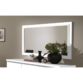 Miroir A.F.  ROMA Blanc
