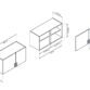 Meuble cuisine Haut R. 16105 100 cm – Image 3