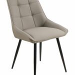 2 Chaises AF. Lotte taupe