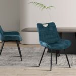 Chaise R. Velours Nina ( 4 Couleurs)