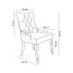 4 Chaises R.9702-2 – Image 5