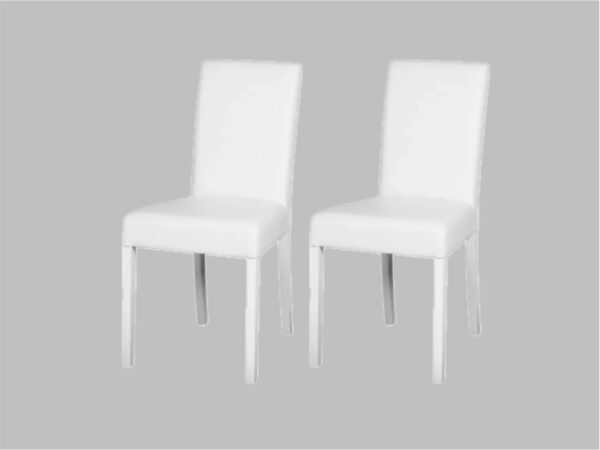 2 Chaises AF. Lana  Blanche