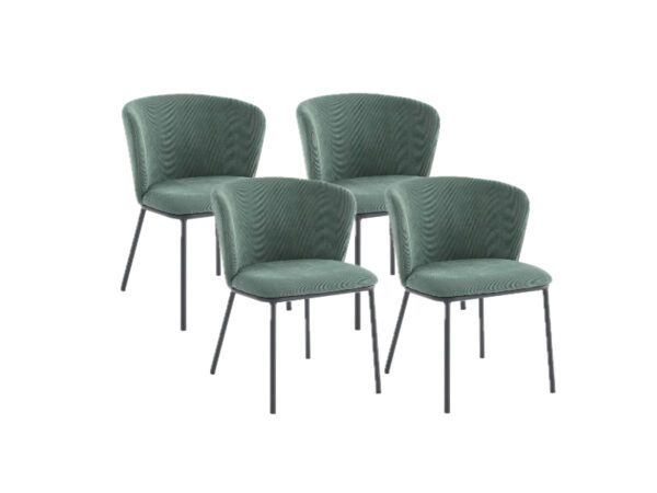 4 Chaises Pol Maxime vertes