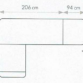 Canapé d'angle avec pouf ML Moble – Image 2