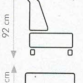 Canapé d'angle avec pouf ML Moble – Image 3