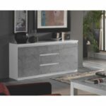 Dressoir 2P 3T ROMA Marbre A.F.