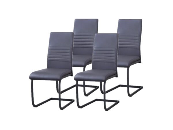 4 Chaises Pol Mauro gris