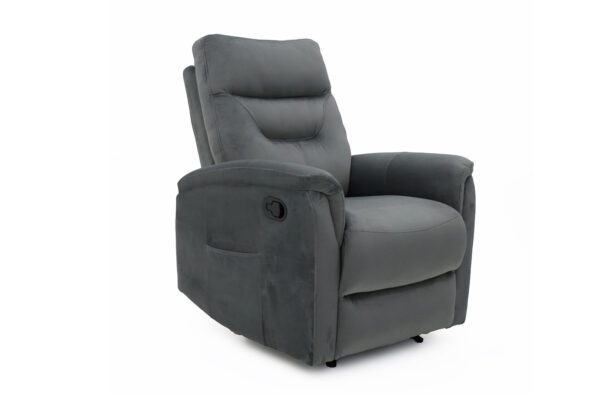 Fauteuil Relax BREDA 45104 relevable Manuellement Noir / Gris / beige – Image 6