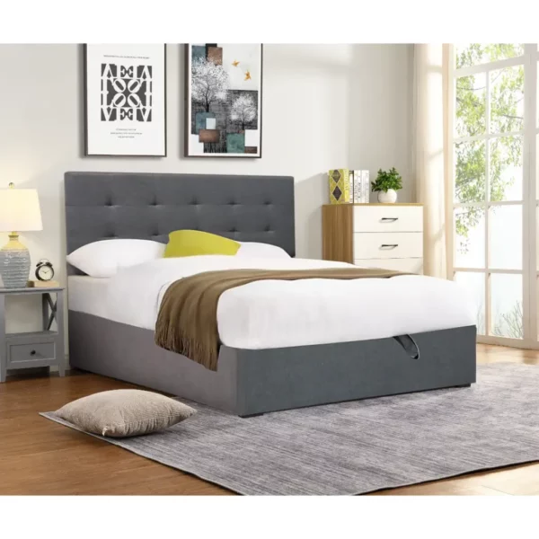 Lit Pol Caïro Gris