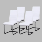 4 Chaises Pol Mauro blanc