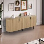 Dressoir R. LAGOS 4 PORTES Chêne naturel