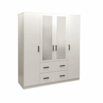 Garde-robe POL. TR-WR4D - 4 Portes - 2 Tiroirs