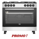 Cuisinière Mixte 90 cm BEKO GM15122DXB
